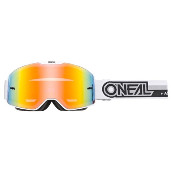 Мотокрос Очила O'Neal B-20 Proxy White/Black - Radium Red