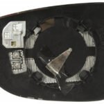 Right aspherical mirror glass with heating for Mazda 3 09.2013-12.2018