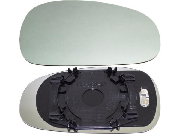 Right aspherical mirror glass with heating for Seat Leon 06.2006-2009