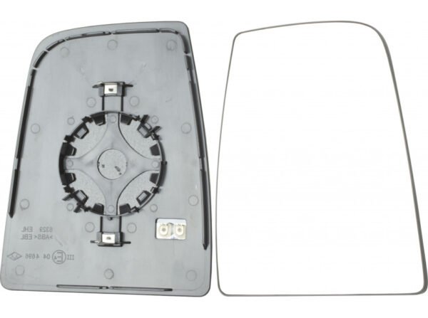Right convex Upper mirror glass with heating for Ford Transit after 01.2014