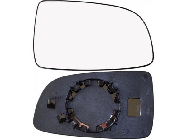Right convex mirror glass without heating for Chevrolet Aveo 03.2002-06.2011