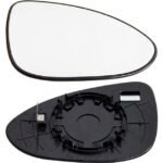 Right convex mirror glass without heating for Chevrolet Aveo 07.2011-08.2020