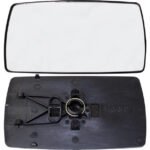 Right convex mirror glass without heating for Ford Escort 07.1990-01.1995