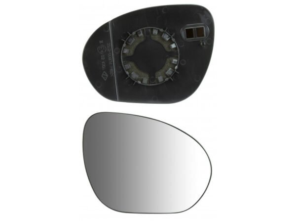 Right convex mirror glass without heating for Nissan Juke 06.2010-08.2019