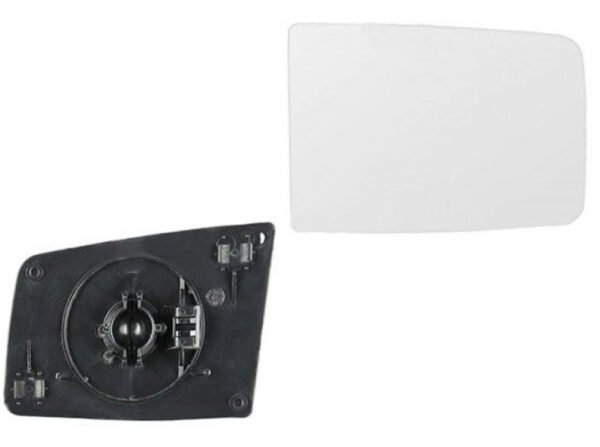 Right convex mirror glass without heating for Opel Kadett 09.1984-08.1991