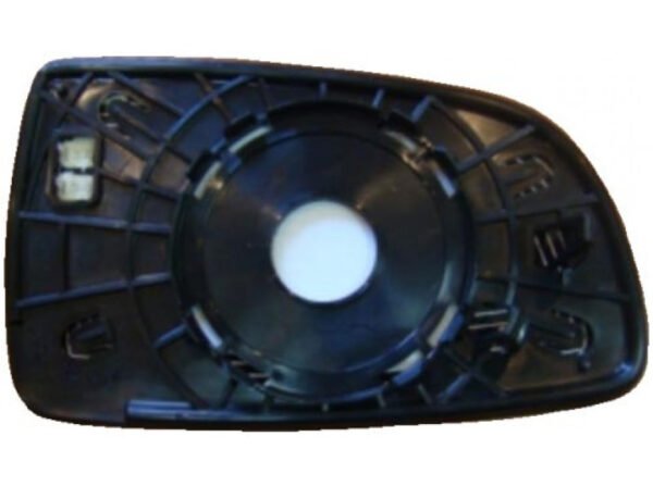 Right convex mirror glass with heating for Chevrolet Aveo 03.2002-06.2011