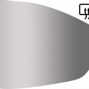Right convex mirror glass with heating for Fiat Tipo after 01.2016