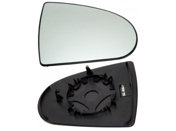 Right convex mirror glass with heating for Mitsubishi Colt 10.2003-06.2012