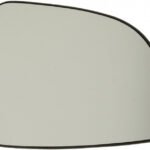 Right convex mirror glass with heating for Opel Astra H 2009-
