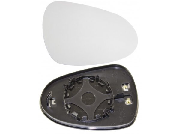Right convex mirror glass with heating for Seat Leon 2009-09.2012