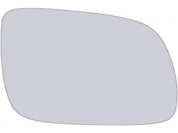 Right convex mirror glass with heating for Volkswagen Polo 10.1999-10.2001