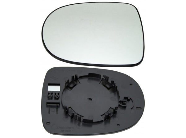 Left aspherical mirror glass without heating for Renault Twingo 03.2007-06.2014
