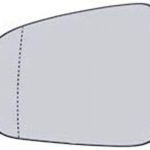 Left aspherical mirror glass with heating for Ford Mondeo after 12.2014