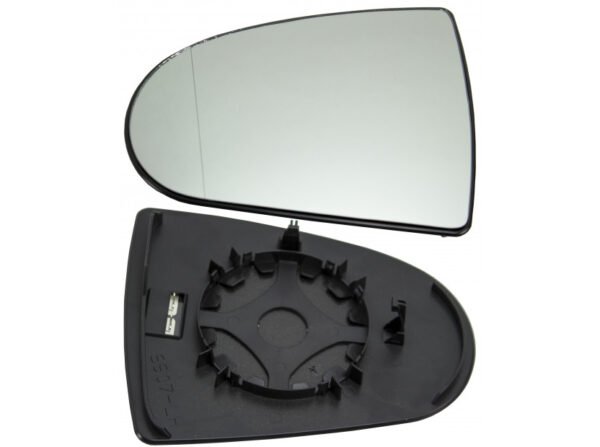 Left aspherical mirror glass with heating for Mitsubishi Colt 10.2003-06.2012