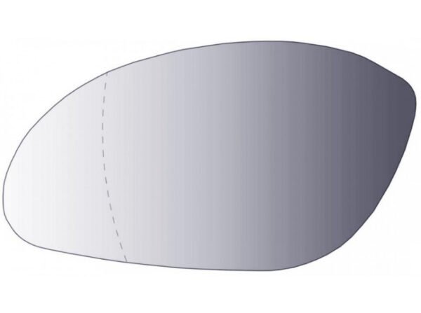Left Aspherical mirror glass with heating for Opel Vectra B 09.1995-07.2003