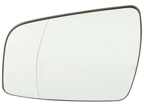 Left aspherical mirror glass with heating for Opel Zafira B 2008-10.2014