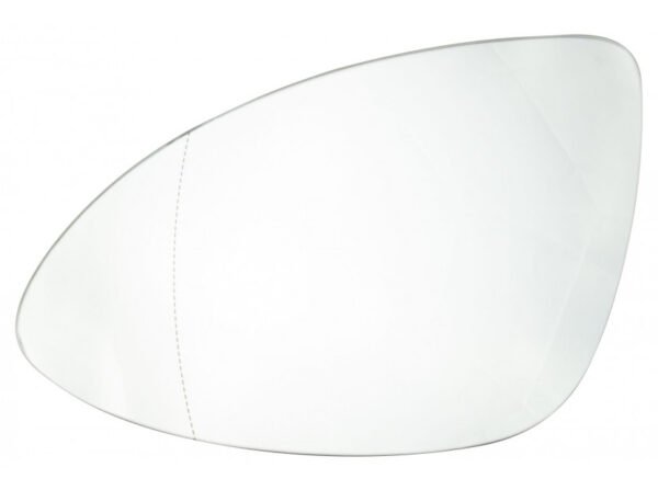 Left aspherical mirror glass with heating for Porsche Cayenne 06.2010-12.2016