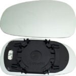Left aspherical mirror glass with heating for Seat Leon 06.2006-2009