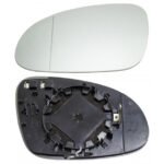 Left aspherical mirror glass with heating for Skoda Superb 2006-03.2008
