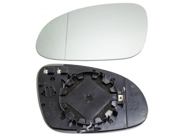 Left aspherical mirror glass with heating for Skoda Superb 2006-03.2008