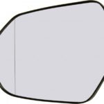Left aspherical mirror glass with heating for Toyota Prius 02.2000-01.2004