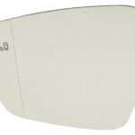 Left aspherical mirror glass with heating for Volkswagen T-roc 11.2017 -