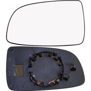 Left convex mirror glass without heating for Chevrolet Aveo 03.2002-06.2011