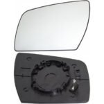 Left convex mirror glass without heating for KIA Soul 02.2009-03.2014