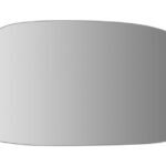 Left convex mirror glass without heating for Nissan Micra 01.1992-02.2003