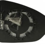 Left convex mirror glass with heating for Fiat Tipo after 01.2016