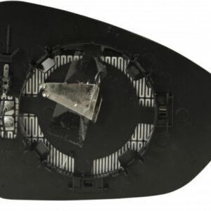 Left convex mirror glass with heating for Fiat Tipo after 01.2016