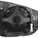Left convex mirror glass with heating for Ford Focus after 07.2018