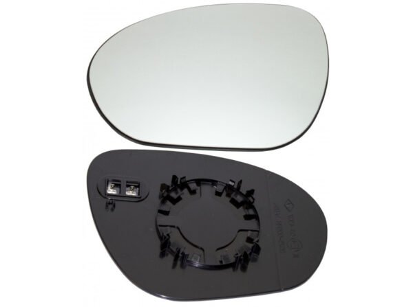 Left convex mirror glass with heating for Nissan Juke 06.2010-08.2019