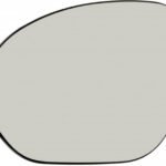 Left convex mirror glass with heating for Nissan Juke 06.2010-08.2019