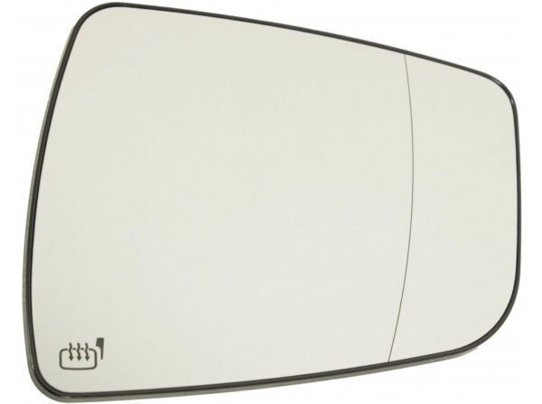 Left convex mirror glass with heating for Opel Zafira B 2008-10.2014