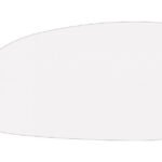 Left flat glass for mirror without heating for Chevrolet Aveo 03.2002-06.2011
