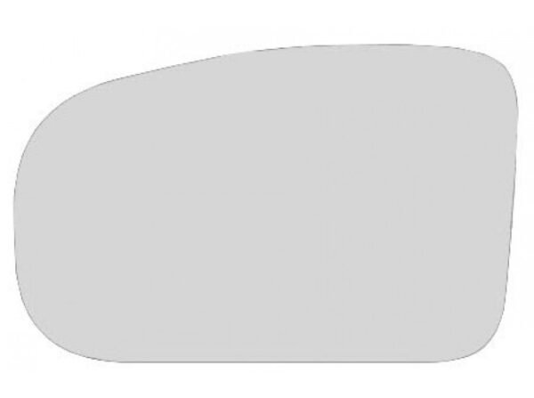 Left flat glass for mirror without heating for Chrysler Voyager 08.1991-09.1995