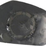 Left flat mirror glass without heating for Honda Civic X 01.2016-01.2021