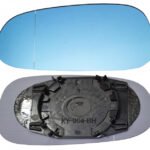 Left blue glass for heated mirror for Lancia Lybra 07.1999-10.2005