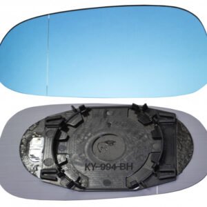 Left blue glass for heated mirror for Lancia Lybra 07.1999-10.2005