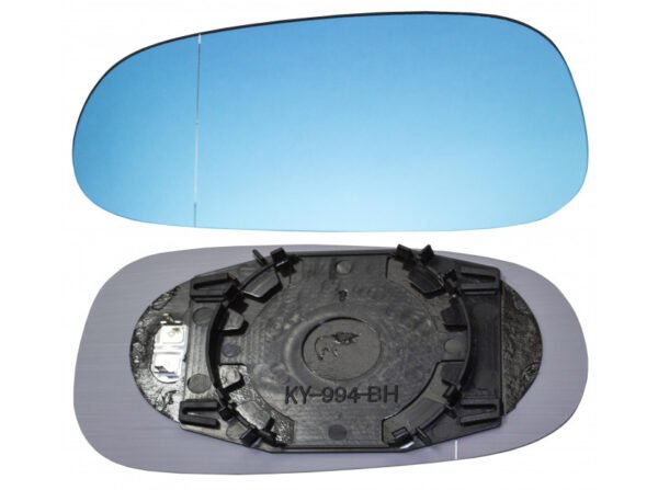 Left blue glass for heated mirror for Lancia Lybra 07.1999-10.2005