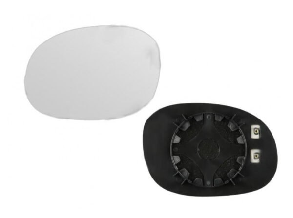 Left mirror glass without heating for Citroen C3 2009-07.2009