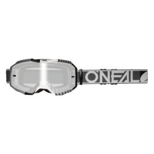 Мотокрос Очила O'Neal B-10 Duplex Gray/White/Black - Silver Mirror V.24
