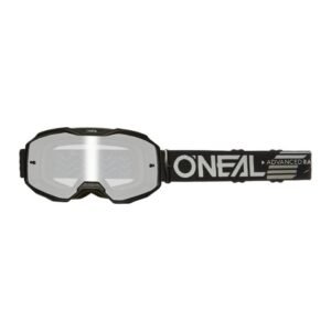 Мотокрос Очила O'Neal B-10 Solid Black / Silver Mirror V.24