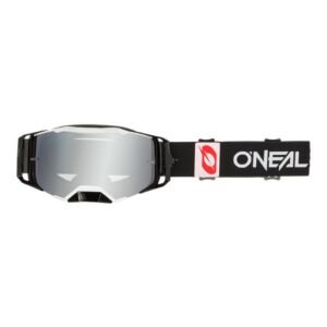 Мотокрос Очила O`Neal B-33 Bold Black/White - Silver Mirror