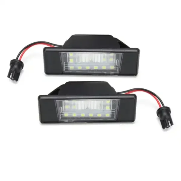 LED License Plate Lights for Nissan Qashqai, Juke, Primera, Pathfinder