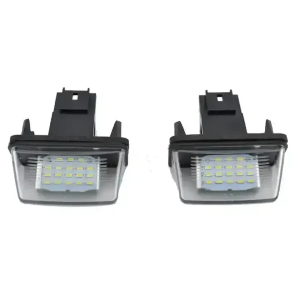 LED License Plate Lights for Citroen C3, C4, C5, Xsara, Berlingo, Saxo