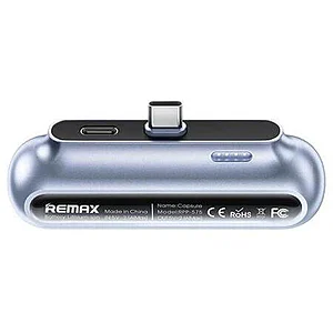 Преносима мини батерия REMAX Capsule Type-C / 2500mAh - Синя