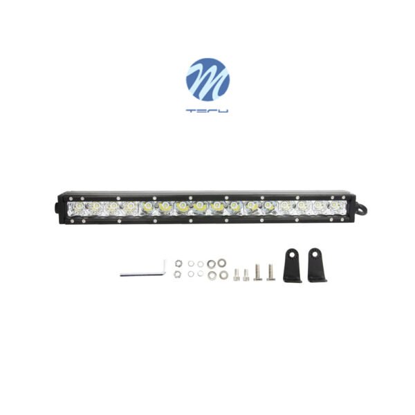 LED Bar, M-TECH, TUOLOWLC62, 12/24/30V, 80W, 6000K, 17", 430mm, Flood