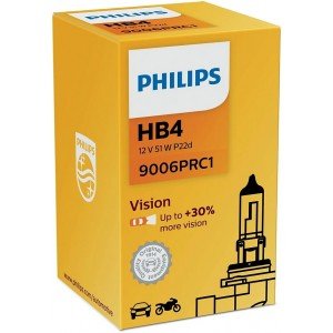 Крушка PHILIPS VISION HB4 3200K 51W 12V Картонена кутия - 1 брой